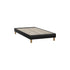 Oikiture Bed Frame King Single Bed Base Black Leather-Bed Frame-PEROZ Accessories
