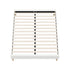 Oikiture Bed Frame Queen Size Bed Base White Boucle-Bed Frame-PEROZ Accessories