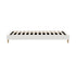Oikiture Bed Frame Single Size Bed Base White Boucle-Bed Frame-PEROZ Accessories