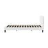 Oikiture Bed Frame Double Size Base White Boucle TOFU-Bed Frame-PEROZ Accessories