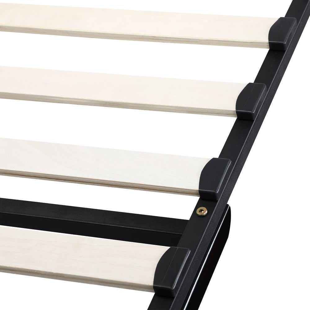 Oikiture Double Bed Frame Mattress Base with Lift Gas Beige-Bed Frames-PEROZ Accessories