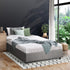 Oikiture Bed Frame Single Size Gas Lift Base With Storage-Bed Frame-PEROZ Accessories