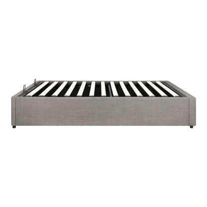 Oikiture Bed Frame Single Size Gas Lift Base With Storage-Bed Frame-PEROZ Accessories