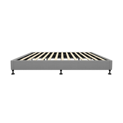Oikiture Bed Frame King Size Bed Base Platform Grey-Bed Frames-PEROZ Accessories