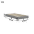 Oikiture Bed Frame King Single Bed Base Platform Grey-Bed Frames-PEROZ Accessories