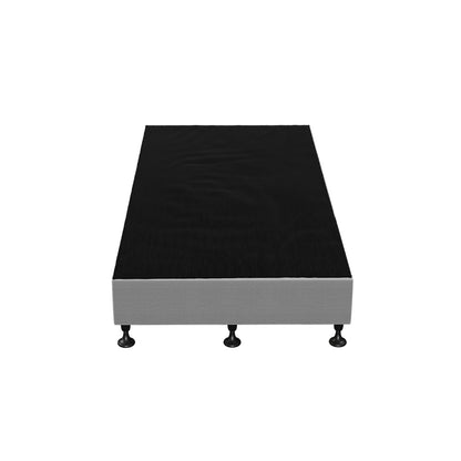 Oikiture Bed Frame Single Size Bed Base Platform Grey-Bed Frames-PEROZ Accessories