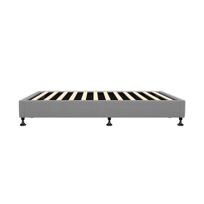 Oikiture Bed Frame Single Size Bed Base Platform Grey-Bed Frames-PEROZ Accessories