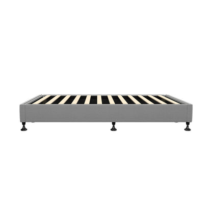 Oikiture Bed Frame Single Size Bed Base Platform Grey-Bed Frames-PEROZ Accessories