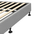 Oikiture Bed Frame Single Size Bed Base Platform Grey-Bed Frames-PEROZ Accessories