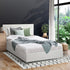 Oikiture Bed Frame Single Size Gas Lift Base PU Leather ZOE-Bed Frame-PEROZ Accessories