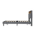 Oikiture Bed Frame with LED Storage Bedhead Queen Size NOVI-Bed Frame-PEROZ Accessories