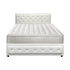 Oikiture Bed Frame with Mattress Set Double Size Gas Lift White-Bed Frame-PEROZ Accessories