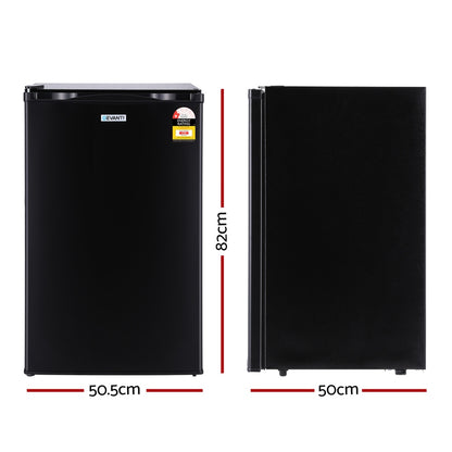 Devanti 110L Bar Fridge Black-Appliances &gt; Fridges-PEROZ Accessories