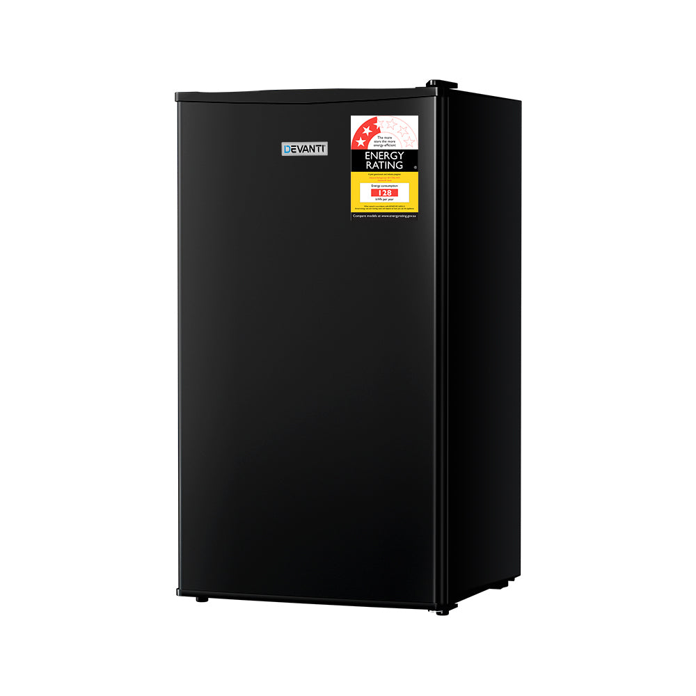 Devanti 95L Bar Fridge Black-Appliances &gt; Kitchen Appliances-PEROZ Accessories