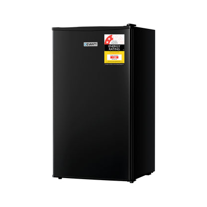Devanti 95L Bar Fridge Black-Appliances &gt; Kitchen Appliances-PEROZ Accessories