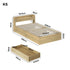 Oikiture King Single Bed Frame with Charging Ports & 2 Drawers-Wooden Bed Frames-PEROZ Accessories