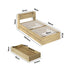 Oikiture Single Bed Frame with Charging Ports & 2 Drawers-Wooden Bed Frames-PEROZ Accessories