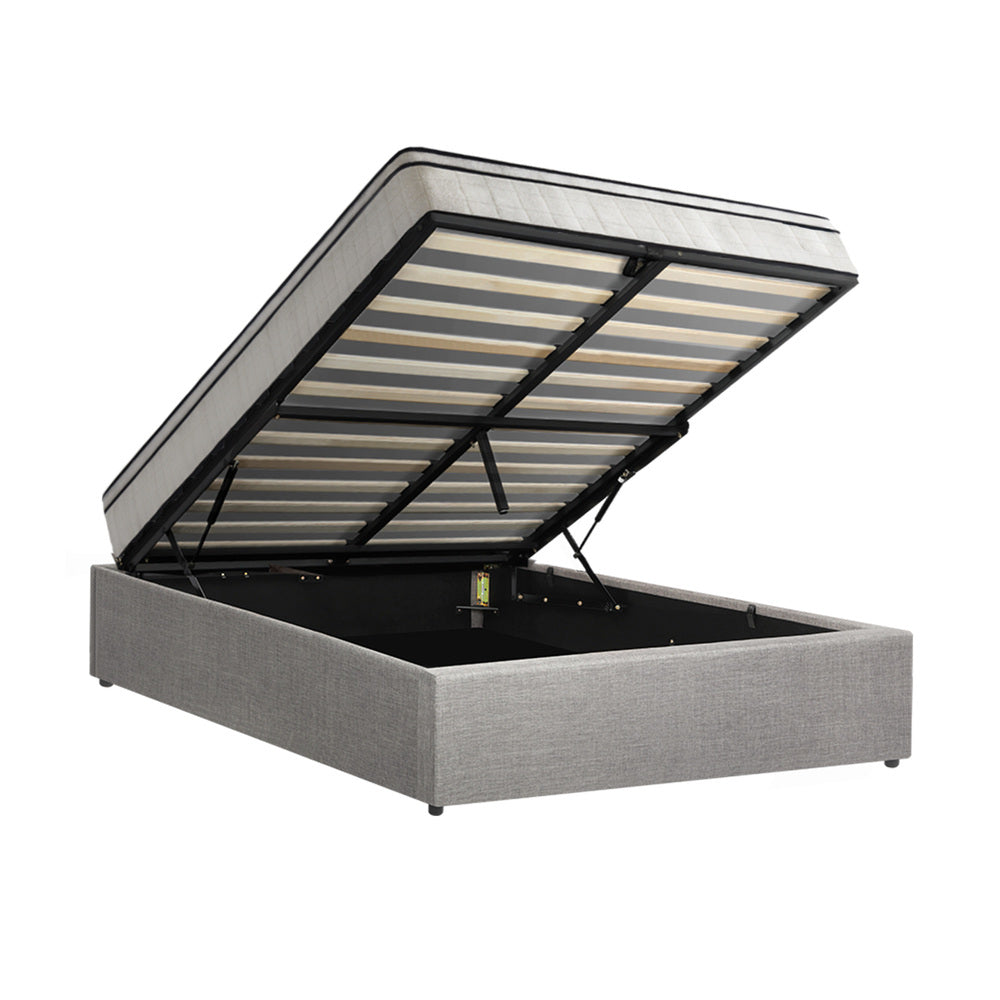 Oikiture Bed Frame Queen Size Storage Platform with Mattress-Bed Frame-PEROZ Accessories