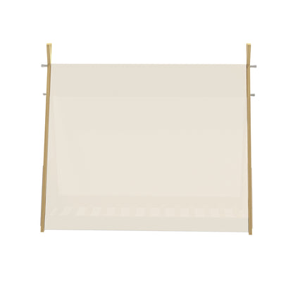 Oikiture Kids Bed Frame Single Size Bed Wooden Timber Mattress Platfrom-Wooden Bed Frames-PEROZ Accessories