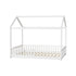 Oikiture Kids Wooden Bed Frame House Beds Platform Double White Timber Pine-Wooden Bed Frames-PEROZ Accessories