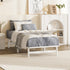 Oikiture Wooden Bed Frame Single Size Solid Pine Timber White-Wooden Bed Frame-PEROZ Accessories