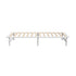 Oikiture Wooden Bed Frame Single Size Solid Pine Timber White-Wooden Bed Frame-PEROZ Accessories