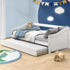 Oikiture Trundle Bed Frame Daybed Single Size Base Timber Wooden Kids Double Bed-Bed Frames-PEROZ Accessories