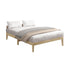 Oikiture Bed Frame King Size Pine Wood Bed Base-Wooden Bed Frames-PEROZ Accessories