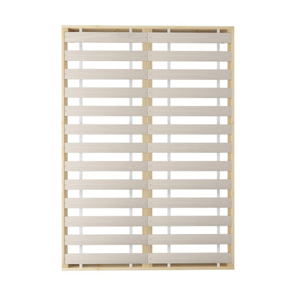 Oikiture Bed Frame King Size Pine Wood Bed Base-Wooden Bed Frames-PEROZ Accessories