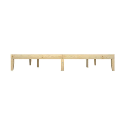 Oikiture Bed Frame King Size Pine Wood Bed Base-Wooden Bed Frames-PEROZ Accessories