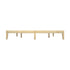 OIKITURE Wooden Bed Frame Queen Size with Pine Timber Frame Mattress Base-Wooden Bed Frames-PEROZ Accessories