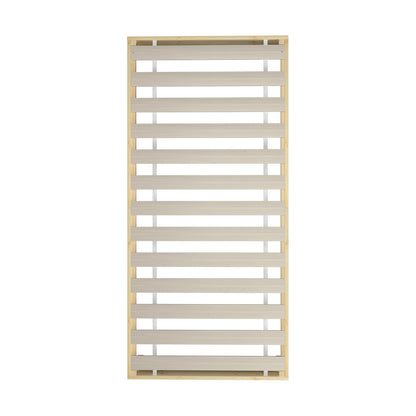 Oikiture Bed Frame Single Size Pine Wood Bed Base-Wooden Bed Frames-PEROZ Accessories