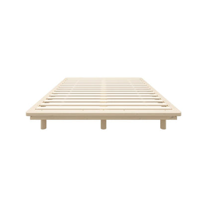Oikiture Bed Frame Double Size Wooden Bed Base Timber Platform-Wooden Bed Frames-PEROZ Accessories