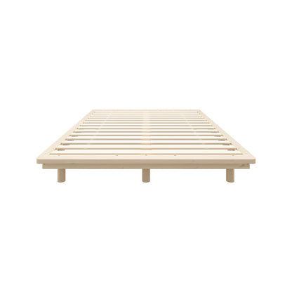 Oikiture Bed Frame Double Size Wooden Bed Base Timber Platform-Wooden Bed Frames-PEROZ Accessories