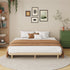 Oikiture Bed Frame King Size Wooden Bed Base Timber Platform-Wooden Bed Frames-PEROZ Accessories