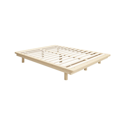 Oikiture Bed Frame Queen Size Wooden Bed Base Timber Platform-Wooden Bed Frames-PEROZ Accessories