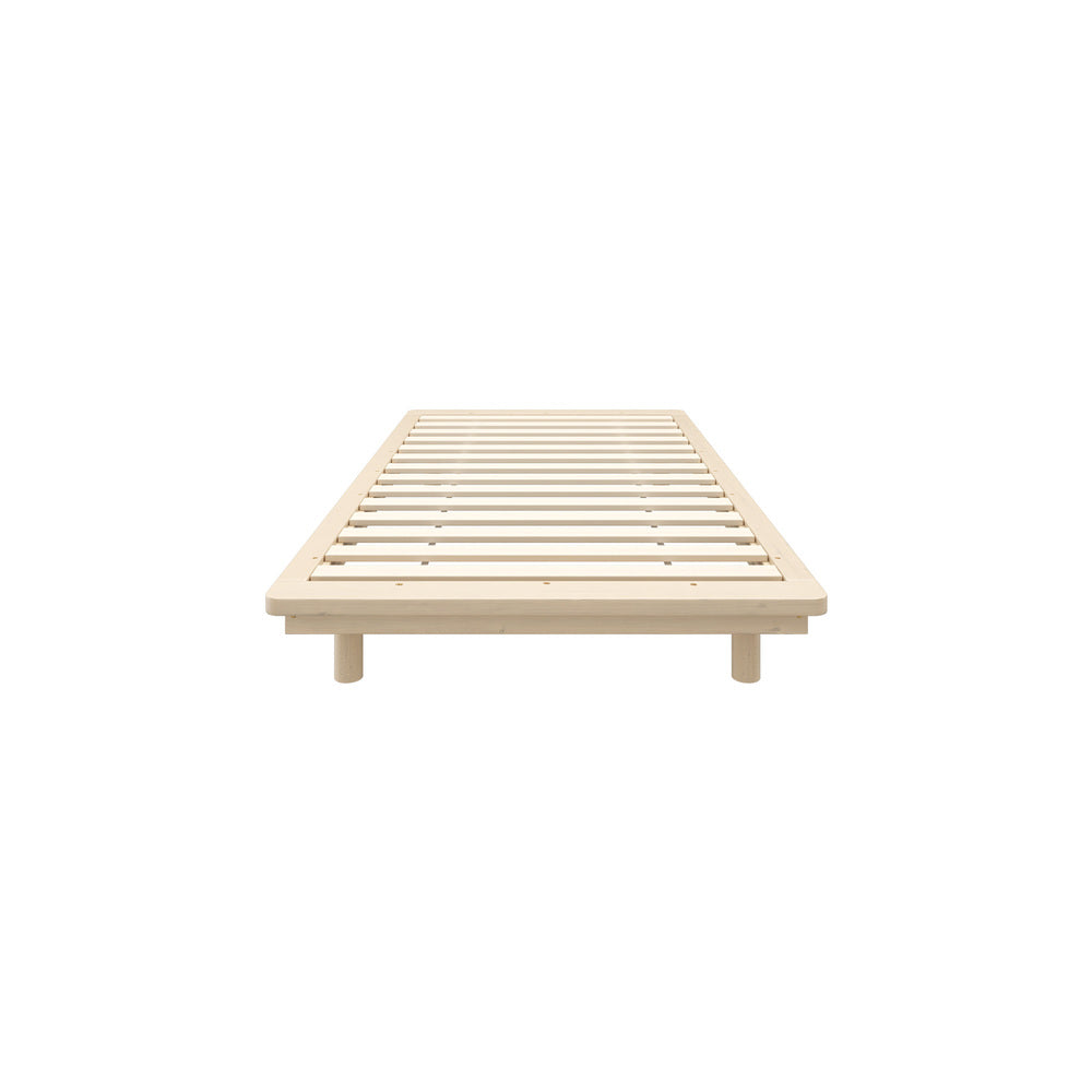 Oikiture Bed Frame Single Size Wooden Bed Base Timber Platform-Wooden Bed Frames-PEROZ Accessories