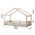 Oikiture Bed Frame Wooden Single Size Timber House Frame-Wooden Bed Frame-PEROZ Accessories