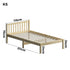 Oikiture Bed Frame King Single Size Wood Timber Base Platform Headboard-Wooden Bed Frames-PEROZ Accessories
