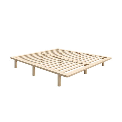 Oikiture Bed Frame King Size Wooden Bed Base-Wooden Bed Frames-PEROZ Accessories