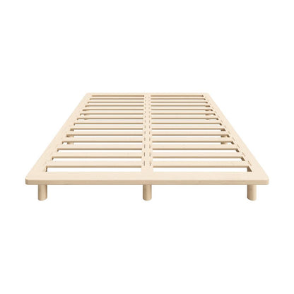 Oikiture Bed Frame Queen Size Wooden Bed Base-Wooden Bed Frames-PEROZ Accessories