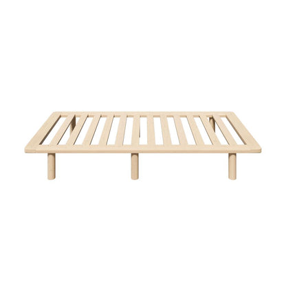 Oikiture Bed Frame Single Size Wooden Bed Base-Wooden Bed Frames-PEROZ Accessories
