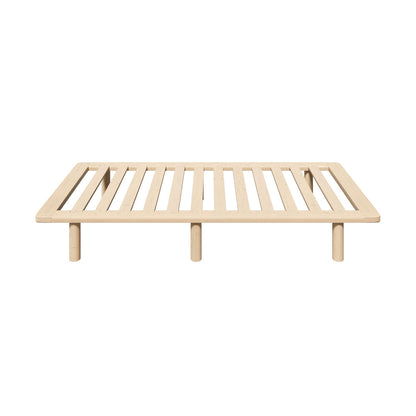 Oikiture Bed Frame Single Size Wooden Bed Base-Wooden Bed Frames-PEROZ Accessories