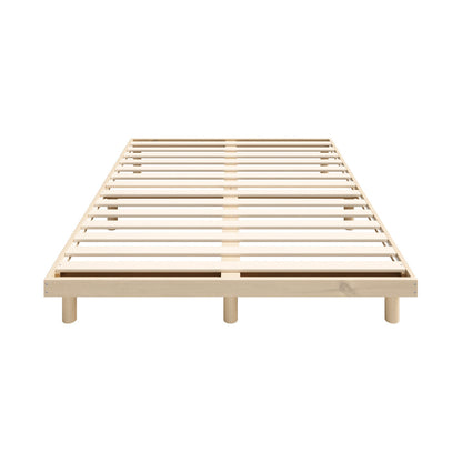 Oikiture Bed Frame Queen Size Bed Base Solid Wood Slats-Wooden Bed Frames-PEROZ Accessories