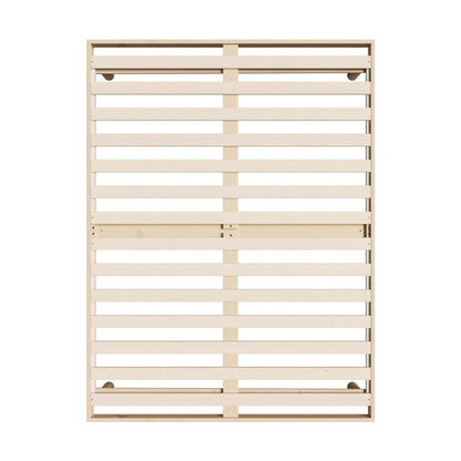 Oikiture Bed Frame Queen Size Bed Base Solid Wood Slats-Wooden Bed Frames-PEROZ Accessories