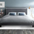Artiss Neo Bed Frame Fabric - Grey Double-Bed Frames-PEROZ Accessories