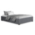 Artiss King Single Size Gas Lift Bed Frame Base With Storage Platform Fabric-Bed Frames-PEROZ Accessories