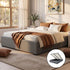 Artiss Queen Size Gas Lift Bed Frame Base With Storage Platform Fabric-Bed Frames-PEROZ Accessories