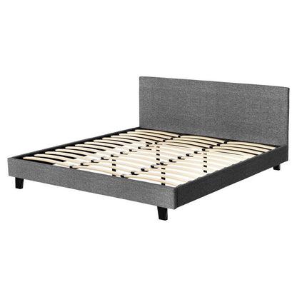 Artiss Bed Frame King Size Grey NEO-Furniture > Bedroom > Beds &amp; Bed Frames-PEROZ Accessories