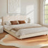 Artiss Double Bed Frame Cloud Headboard Boucle Fabric Mattress Platform Base White-Furniture > Bedroom > Beds & Bed Frames-PEROZ Accessories